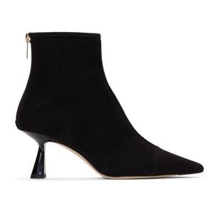 Jimmy Choo KIX Black Suede Heel Bootie